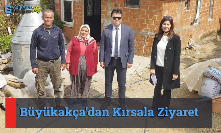 Gazipaşa SYDV Müdürü Büyükakça’dan Kırsala Ziyaret