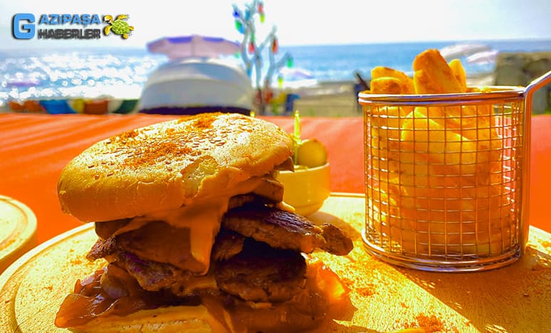 Gazipaşada En İyi Burgerin Adresi “Tyana Plajı” 