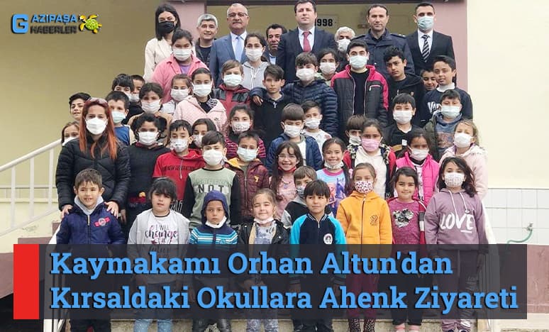 Kaymakam Altun'dan Kırsaldaki Okullara Ahenk Ziyareti