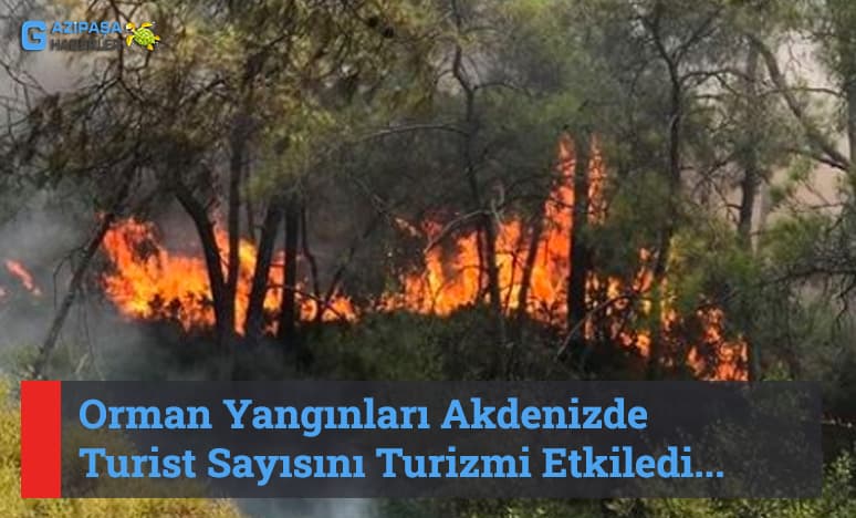 Orman Yangınları Akdeniz ve Ege 'de Turist Sayısını Etkiledi