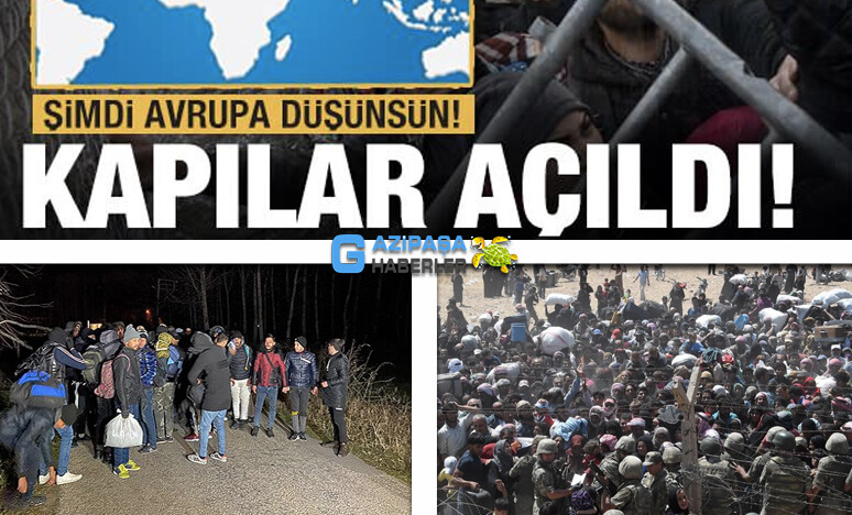 Suriyeli Mültecilere Avrupa Sınır Kapıları Açıldı...