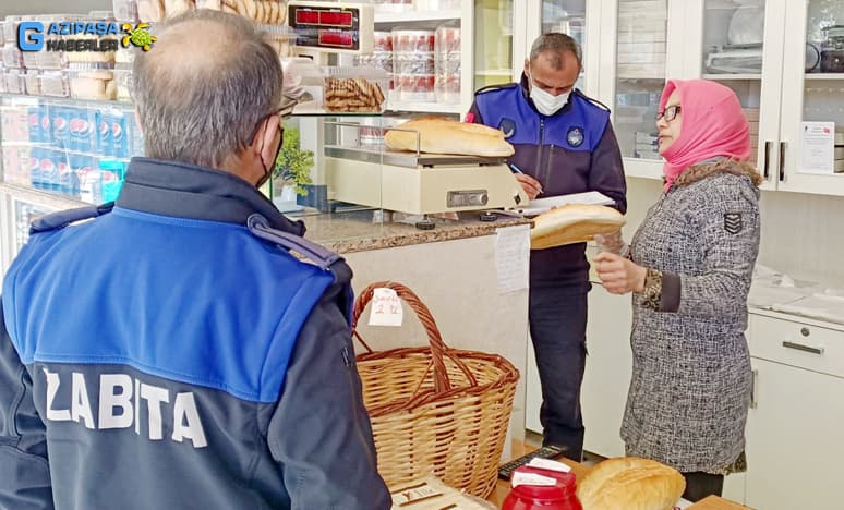 Gazipaşada Fırınlar Denetlendi